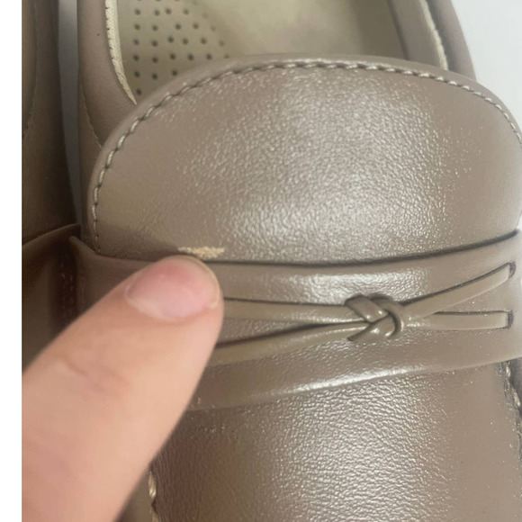 SAS Easier Leather Comfort Slip On Wedge Loafer Womens SZ 8.5 NARROW - Picture 13 of 13